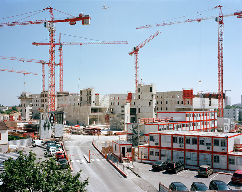 Le chantier des Archives nationales, Pierrefitte-sur-Seine, 3 juin 2010