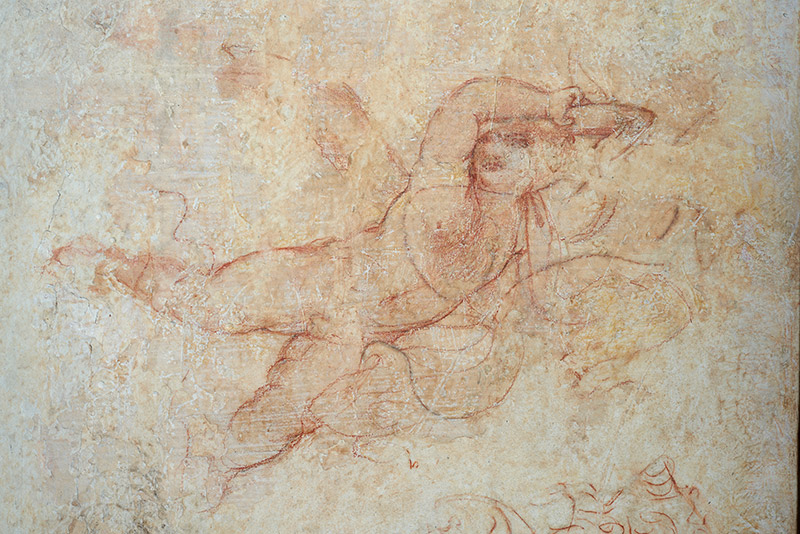 Graffiti and inscriptions of the Carracci Gallery in Rome